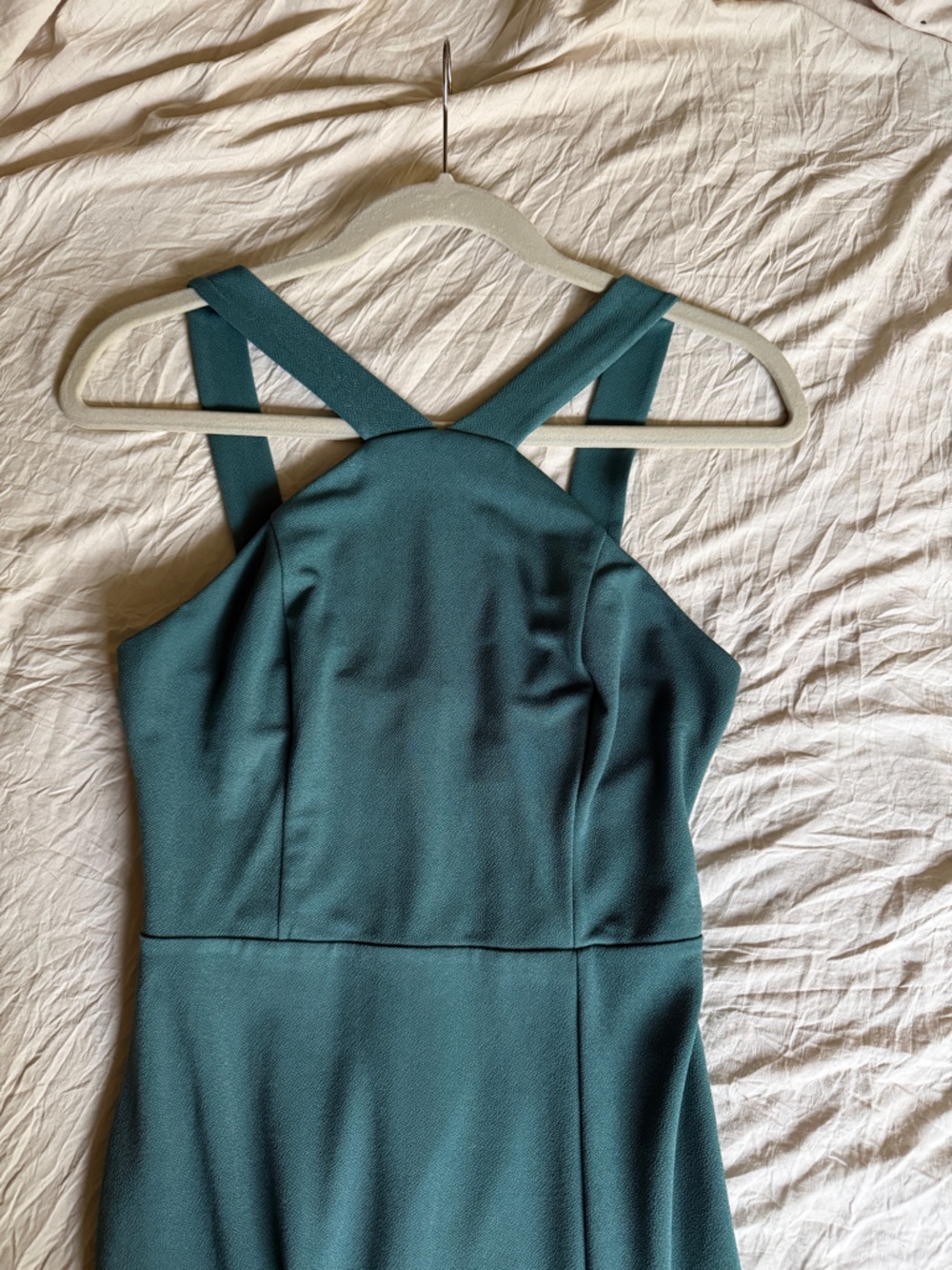 Birdy Grey Dress in “Seaglass” Cross-Strap Maxi Dress
